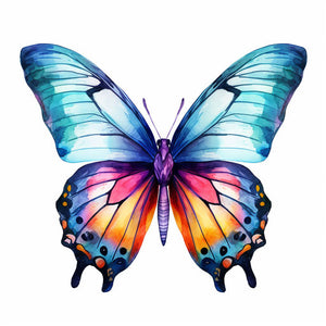 Butterfly Png Clipart in Oil Painting Style: Vector & 4K