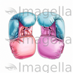4K Boxing Gloves Clipart in Pastel Colors Art Style: Vector & SVG