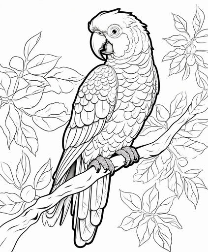 Play & Learn: Bird Coloring Pages Birthday Party Adventure
