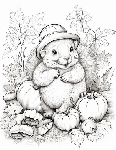 Unleash Creativity with Fall Coloring Pages