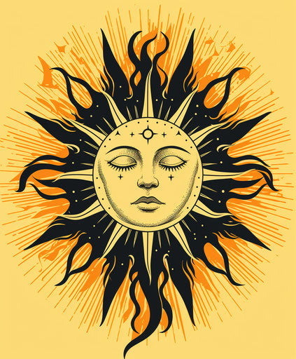Sun Tattoo - Let the sun shine on your skin