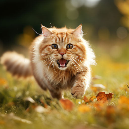 Siberian Cat: Capturing Cat Curiosity in Every Shot