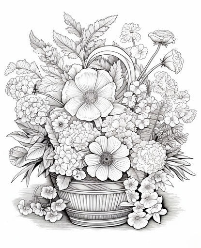 Discover Flower Coloring Pages - Creative Fun Awaits
