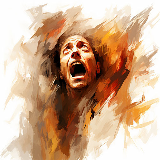 Fear Clipart in Impressionistic Art Style: HD Vector & 4K