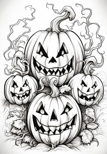 Hands-On Fun: Halloween Coloring Pages for Kids