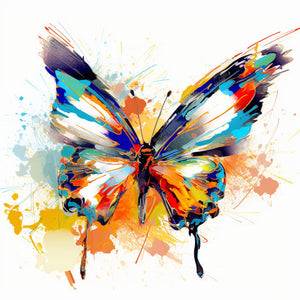 Butterfly Clipart in Impressionistic Art Style: Vector & 4K