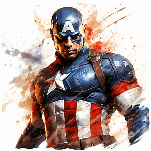 Hero Clipart in Oil Painting Style: Vector & 4K
