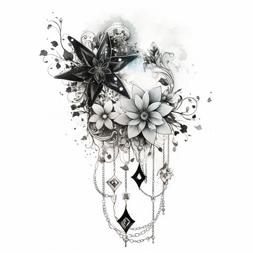 Star Tattoo - Shine on your skin