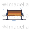 Bench Clipart in Minimalist Art Style: 4K Vector & SVG