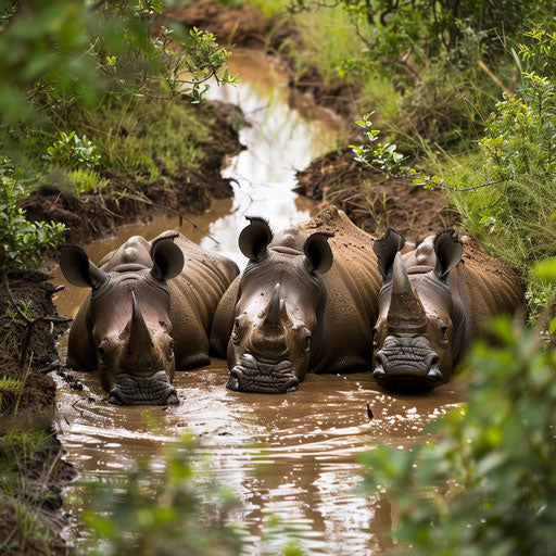 Western African Black Rhinoceros: High-Res Images for Diverse Uses