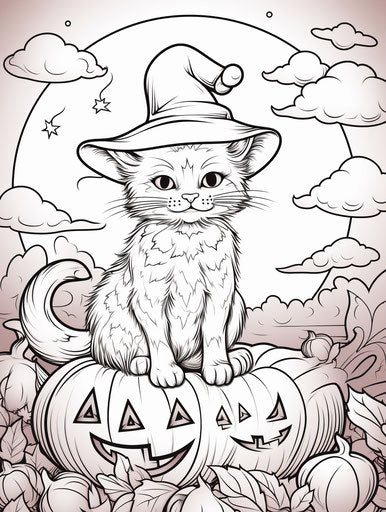 Kids' Creativity with Halloween Coloring Pages