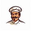 4K Vector Chef Clipart in Minimalist Art Style