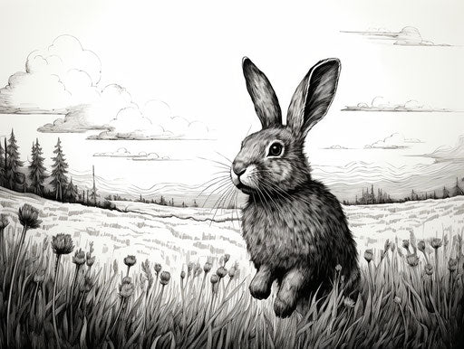 Skill-Enhancing Bunny Coloring Pages - Kids' Growth