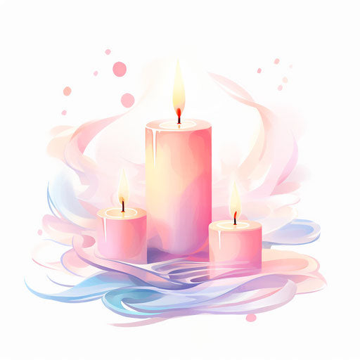 Light Clipart in Pastel Colors Art Style: Vector & 4K