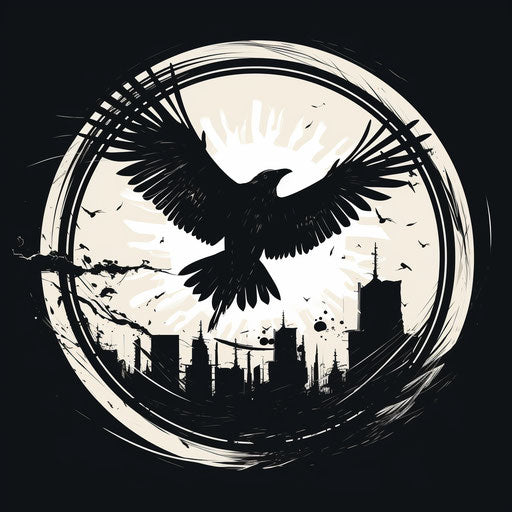 Crow Tattoo - Embody the allure of darkness and mystery