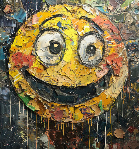 Heartfelt Laughing Emoji for Greetings