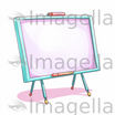 Whiteboard Clipart in Pastel Colors Art Style: 4K Vector Clipart