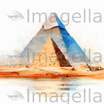 Pyramid Clipart in Impressionistic Art Style: Vector & 4K