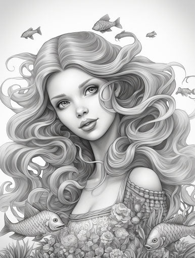 Unleash Creativity with Mermaid Coloring Pages