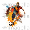 Soccer Clipart in Impressionistic Art Style: Vector & 4K
