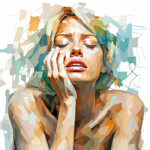 Impressionistic Art Style Nervous Clipart: 4K Vector Art