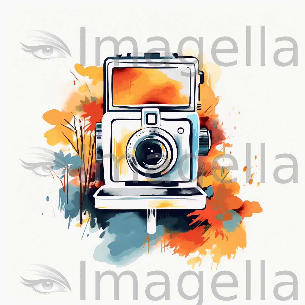 4K Polaroid Clipart in Impressionistic Art Style: Vector & SVG