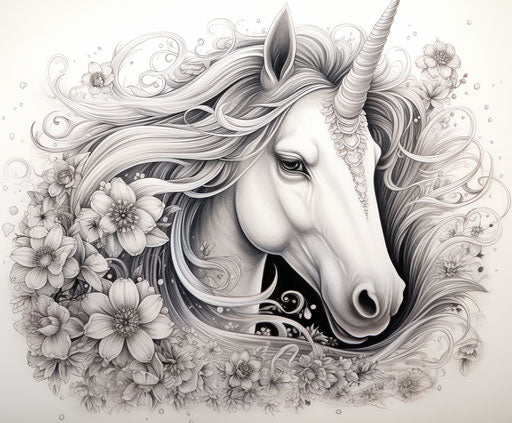 Learning Through Unicorn Coloring Pages