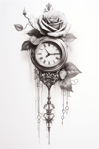 Clock Tattoo - Art etched in time