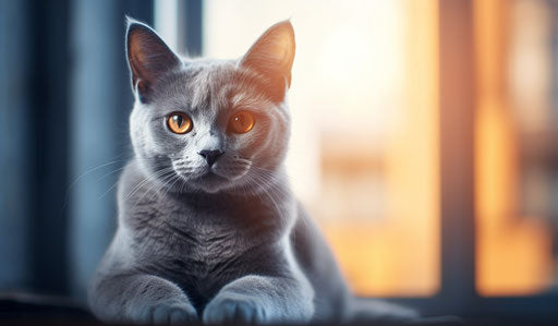 British Shorthair: Bold Stripes and Bright Eyes