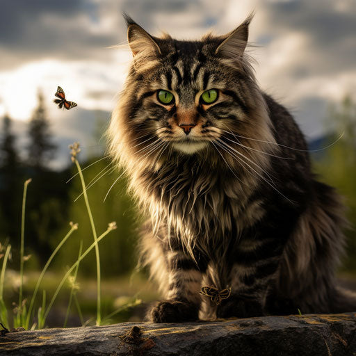 Norwegian Forest Cat: Bold Stripes and Bright Eyes