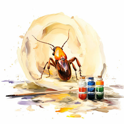 Tick Clipart in Oil Painting Style Art: High-Res 4K Vector