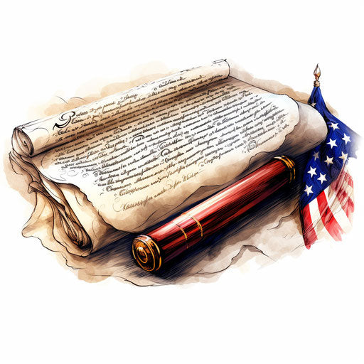 Constitution Clipart in Chiaroscuro Art Style: High-Res Vector & 4K