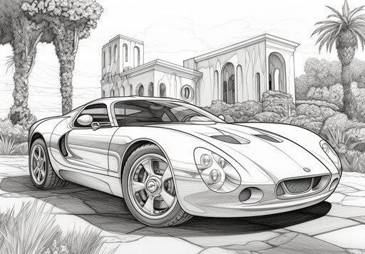 Car Coloring Pages: Perfect for Kids