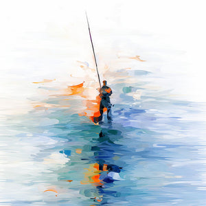 Fishing Pole Clipart in Impressionistic Art Style Graphics: High-Res 4K &  Vector – IMAGELLA