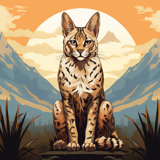 Serval Cat: The Art of Feline Relaxation