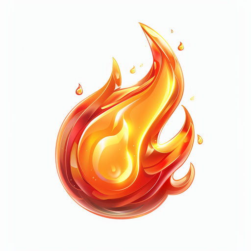 Trendy Fire Emoji Collections for Apparel and Merch