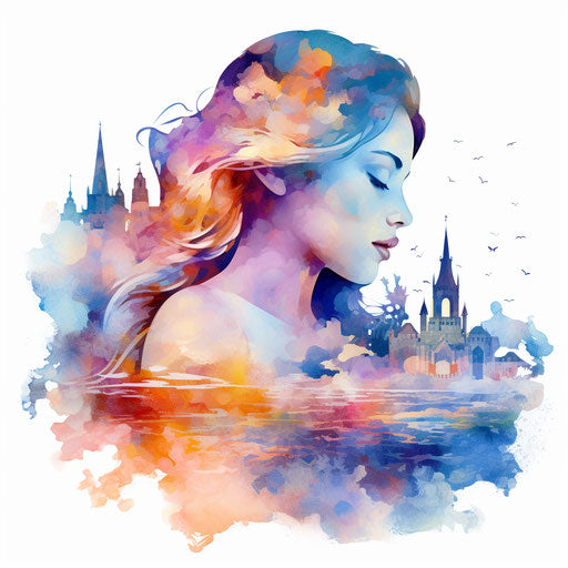4K Vector Dream Clipart in Impressionistic Art Style