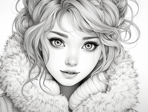 Indulge in Anime Coloring Pages - Creative Bliss