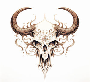 Skull Tattoo - Uniquely Inked Art