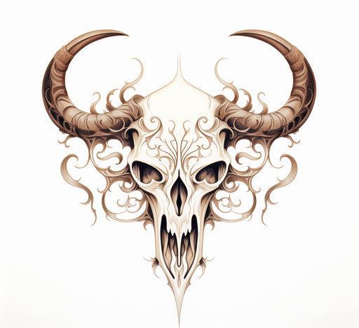 Skull Tattoo - Uniquely Inked Art