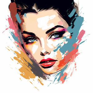 Makeup Clipart in Oil Painting Style: 4K Vector Clipart