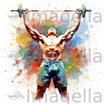 Strength Clipart in Impressionistic Art Style: 4K Vector & SVG