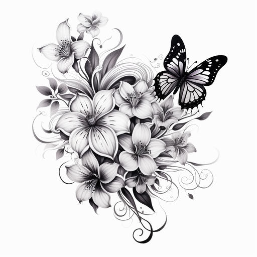 Lily Tattoo - Express Your Elegance