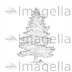 4K Pine Tree Clipart in Minimalist Art Style: Vector & SVG