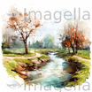 March Clipart in Oil Painting Style: Vector & 4K