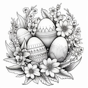 Kids' Creativity with Easter Egg Coloring Pages