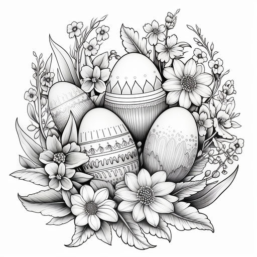 Kids' Creativity with Easter Egg Coloring Pages