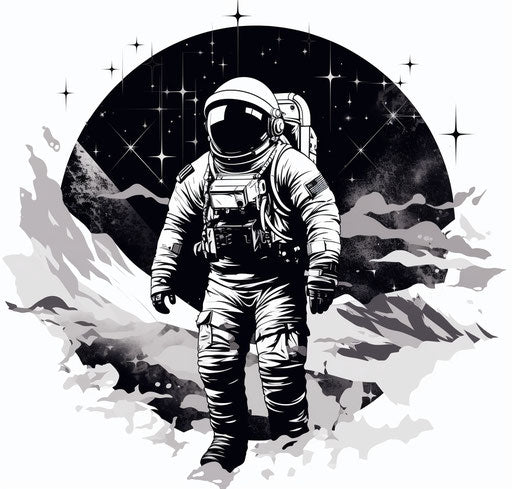 Space Tattoo - Artwork created by AI