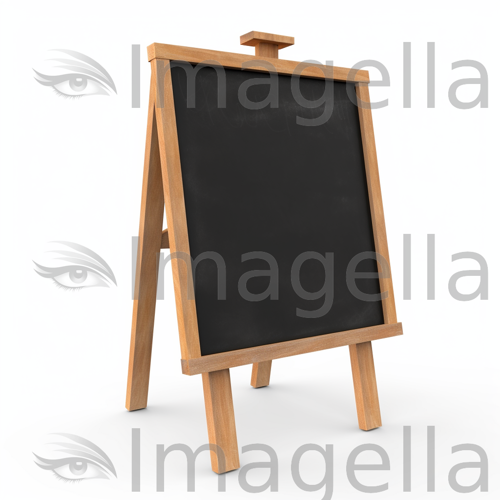 Blackboard Clipart in Minimalist Art Style: 4K Vector Clipart