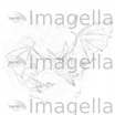 Bat Clipart in Impressionistic Art Style: 4K Vector Clipart